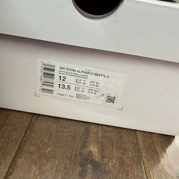 Nike Air Zoom Alphafly NEXT% 3 White Vivid Grape